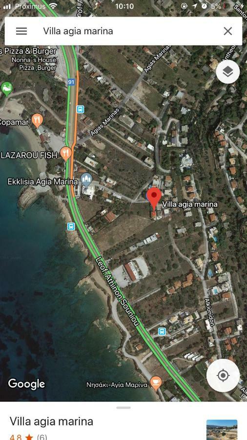 Villa Agia Marina 5M Walk To The Beach With Private Pool Ngoại thất bức ảnh
